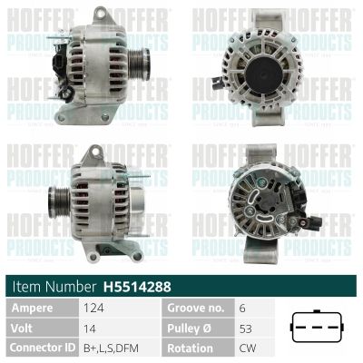 HOFFER generátor H5514288