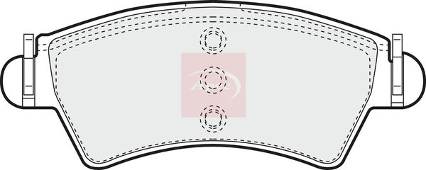 APEC Brake Pad Set, disc brake PAD1231