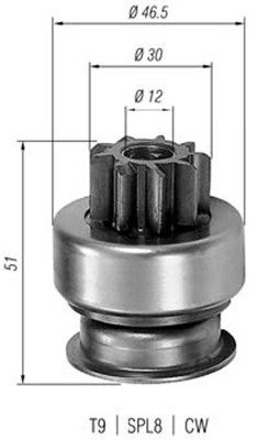 MAGNETI MARELLI бендикс MITSUBISHI NISSAN/ DATSUN SUZUKI [940113020185]