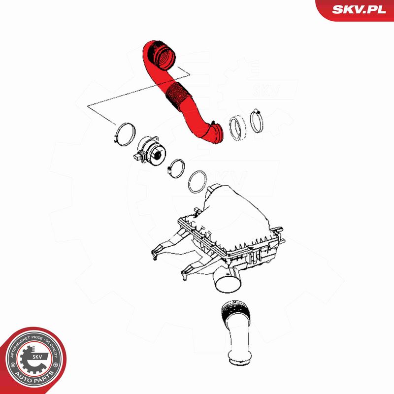 ESEN SKV 54SKV220 Charge Air Hose