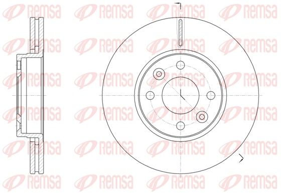 REMSA 61474.10 Stabdžių diskas