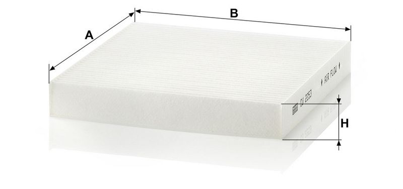 MANN-FILTER CU2253 Filter, cabin air