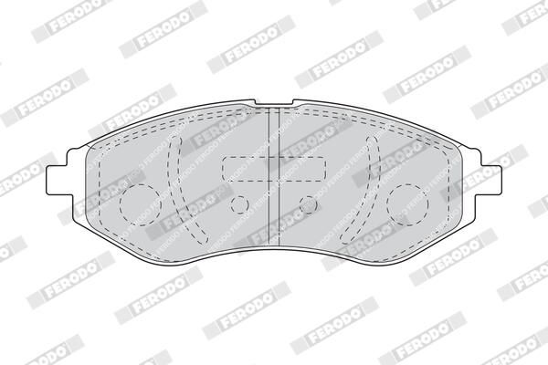FERODO FDB1699 Brake Pad Set, disc brake