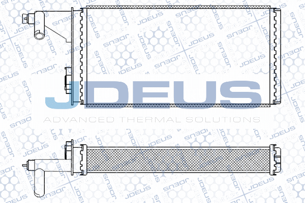 JDEUS Hőcserélő, belső tér fűtés M-2140030