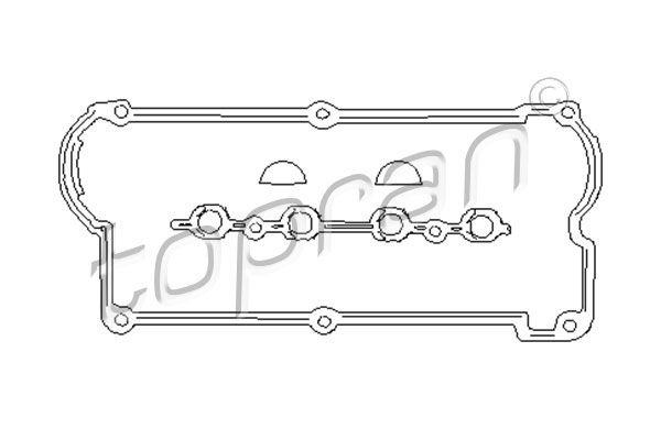 Комплект ущільнень, кришка голівки циліндра, Topran 100271