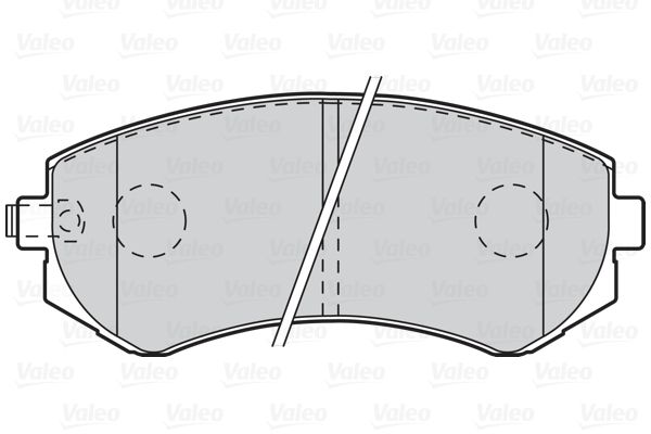 VALEO 302062 Brake Pad Set, disc brake