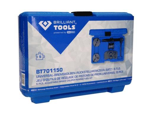 Pöörde-, tagasitõmbetööriistakomplekt, pidurisadulakolb, KS TOOLS BT701150