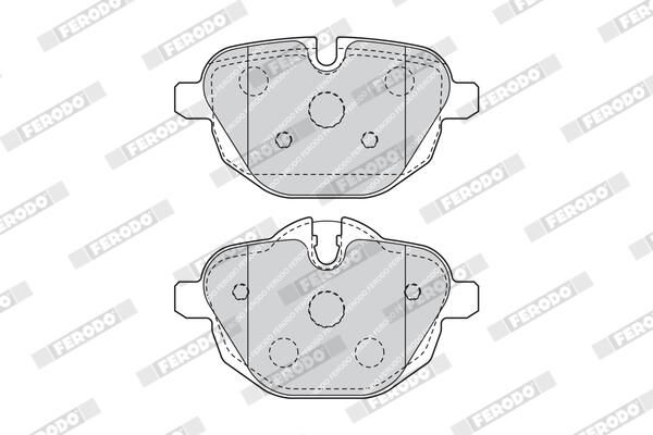 FERODO FDB4376 Brake Pad Set, disc brake
