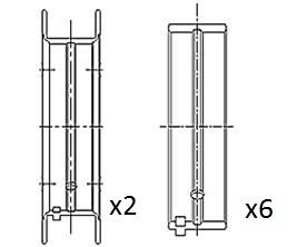 Підшипник колінчатого вала, Fai Autoparts BM1016-050