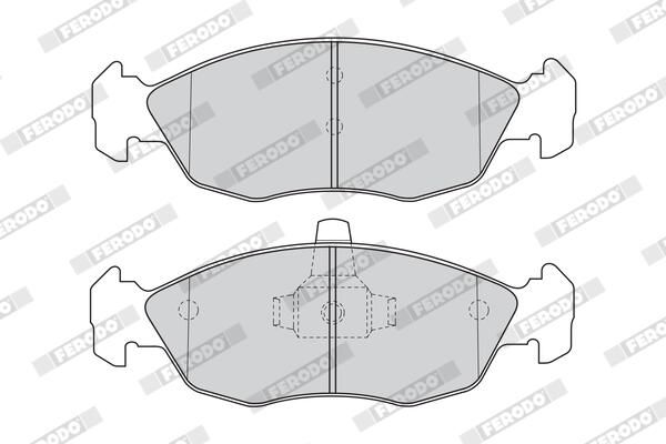 BREMSBELAGSATZ SCHEIBENBREMSE FERODO FDB1168 1