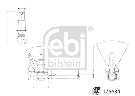 FEBI BILSTEIN 175634 Tie Rod End