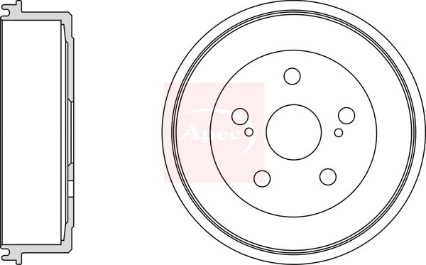 APEC Brake Drum DRM9988