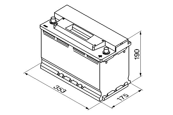 BOSCH 0 092 S30 130 Starter Battery