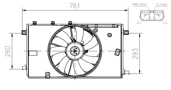 WILMINK GROUP ventilátor, motorhűtés WG2161753