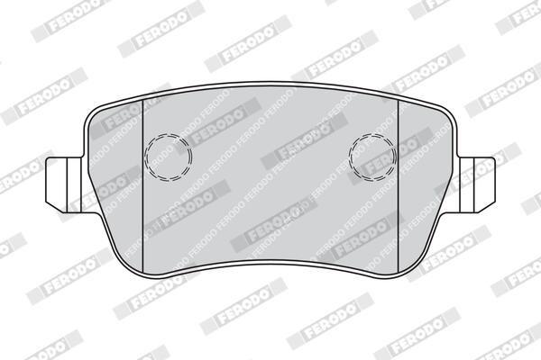 FERODO FDB1798 Brake Pad Set, disc brake