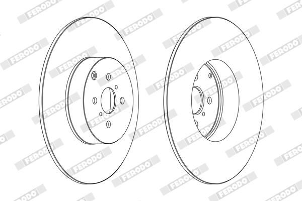 FERODO DDF1410C Brake Disc