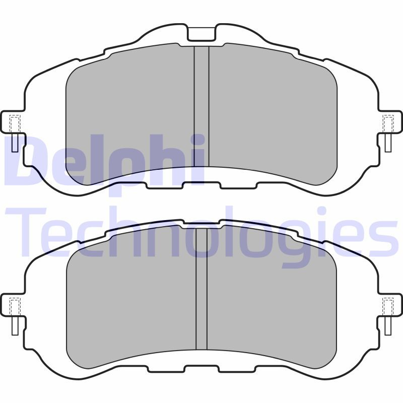 DELPHI PEUGEOT тормозные колодки передние 308 II 13-