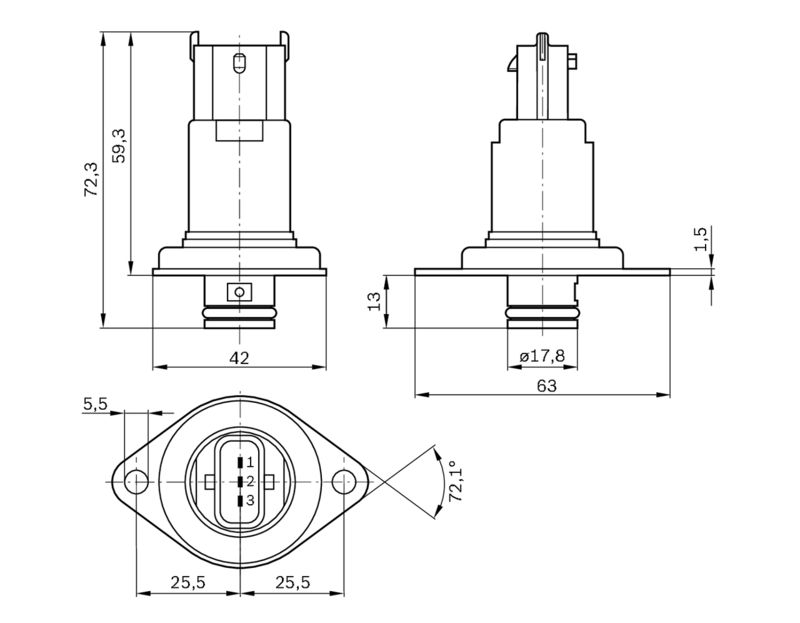 BOSCH 0281002668 Sensor