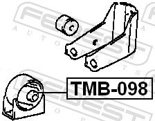 Опора, двигун, Febest TMB-098