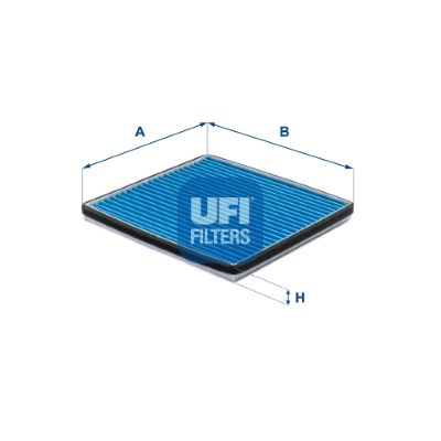 Фільтр, повітря у салоні, Ufi 34.264.00