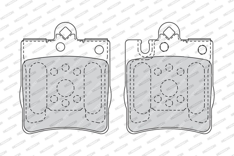 FERODO Plaquettes de frein à disque FDB1322