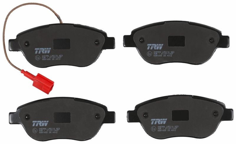 TRW GDB1655 Brake Pad Set, disc brake