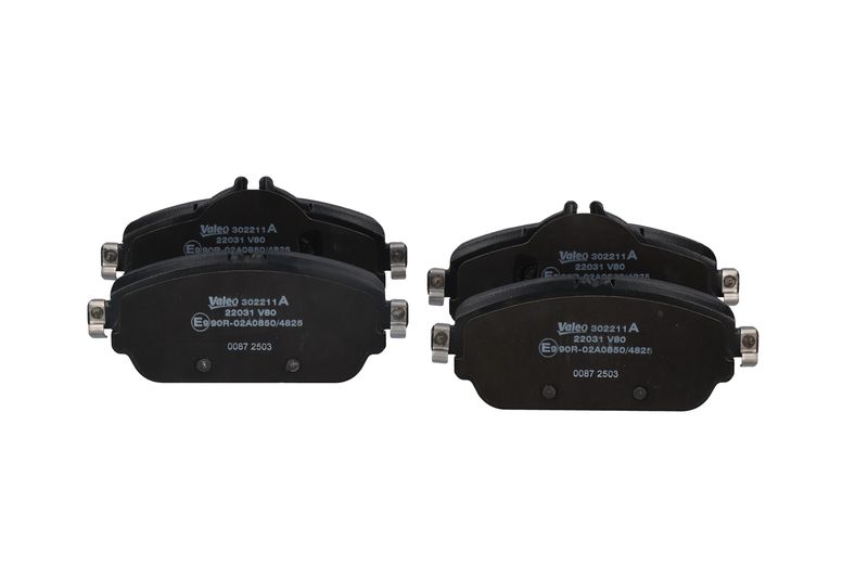 Piduriklotsi komplekt, ketaspidur, VALEO 302211A