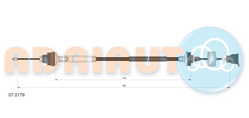 Трос сцепления ADRIAUTO