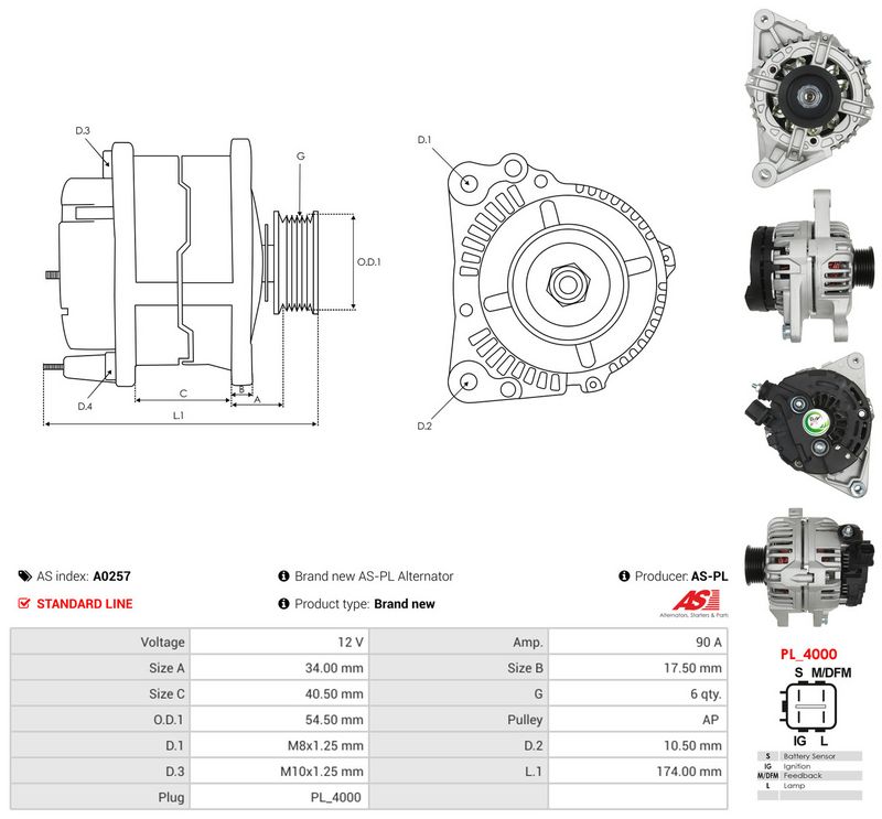 Generaator, AS-PL A0257
