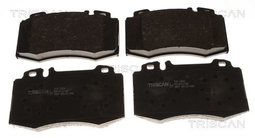 комплект спирачно феродо, дискови спирачки TRISCAN