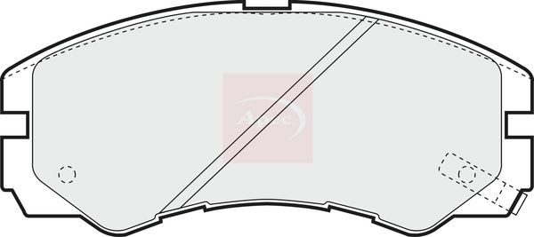 APEC Brake Pad Set, disc brake PAD797