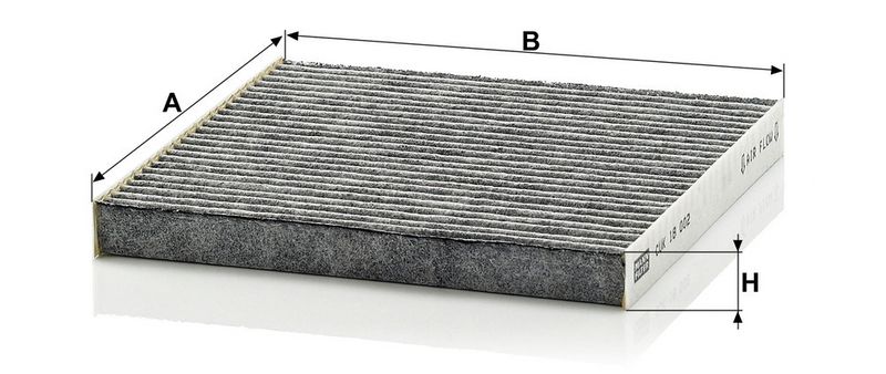 Filter, salongiõhk, MANN-FILTER CUK 18 002