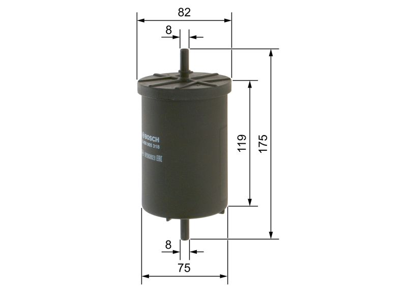 BOSCH 0 450 905 318 Fuel Filter