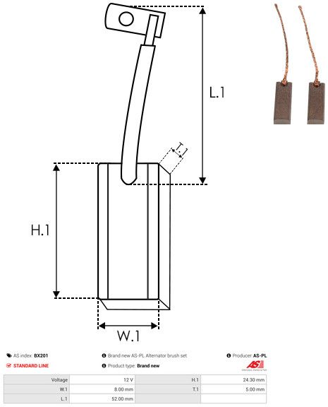 Süsinikuhari, generaator, AS-PL BX201