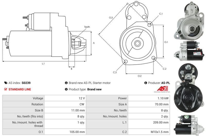 AS-PL S0239 Starter