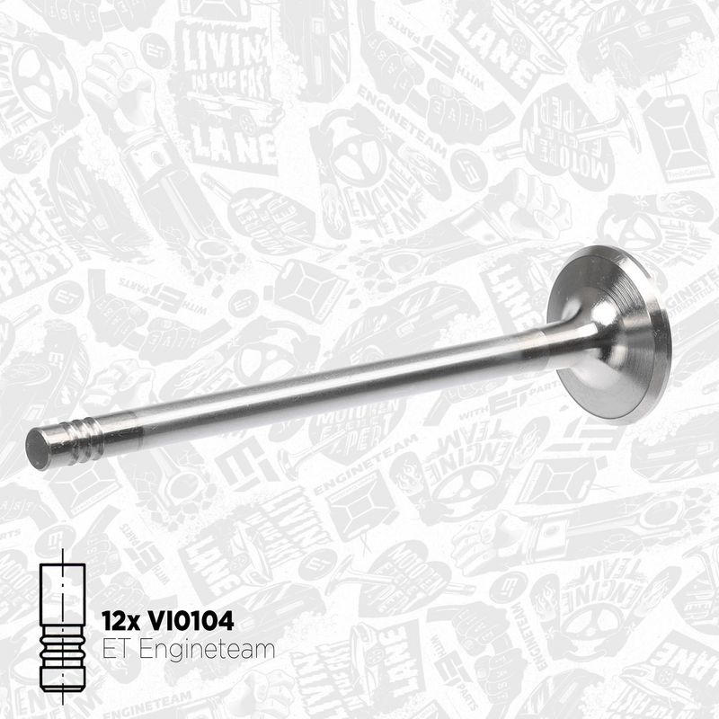 Product Image - Kleppenset, in-/uitlaatklep - VS0028 - ET ENGINETEAM