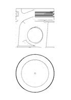 KOLBENSCHMIDT 40437601 Piston