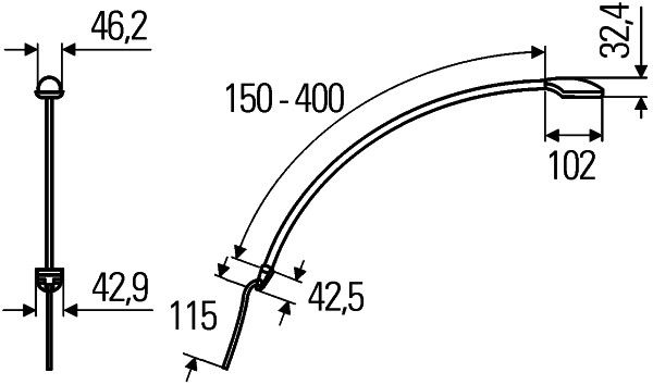 HELLA 2JA 346 720-121 Reading Light