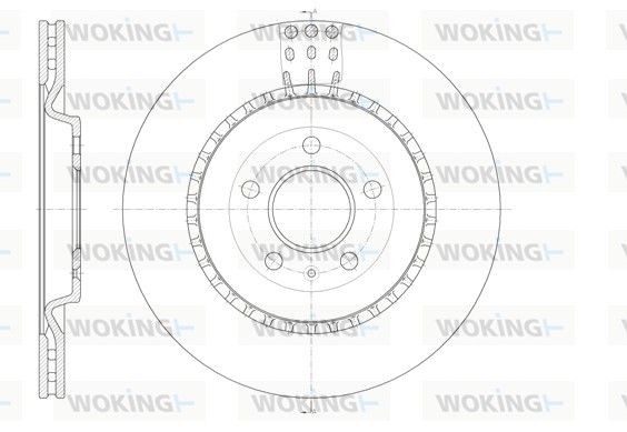 Гальмівний диск, Woking D61492.10