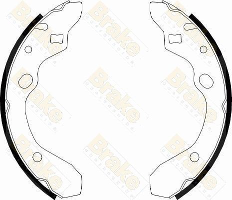 Brake Engineering Brake Shoe Set SH2492