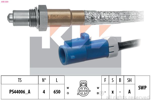 KW lambdaszonda 498 300