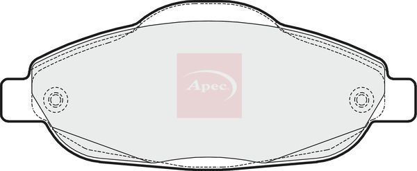 APEC Brake Pad Set, disc brake PAD1609