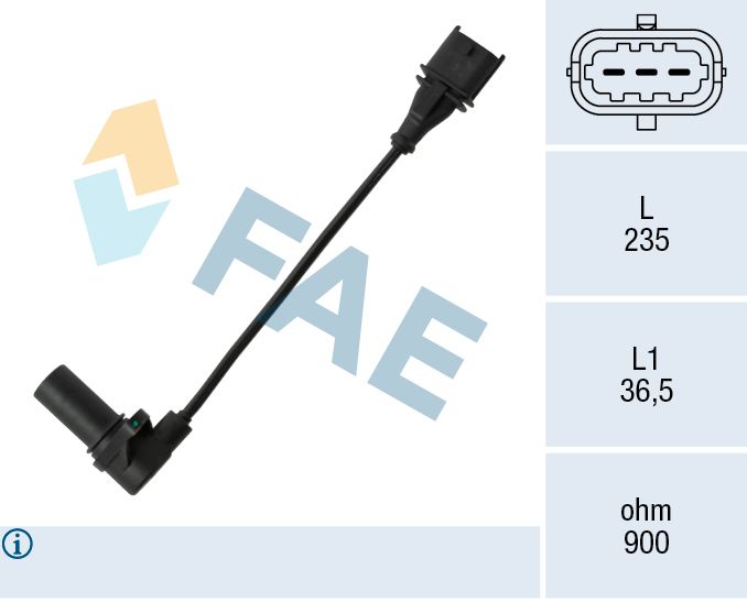 Імпульсний датчик, колінчатий вал, Fae 79068