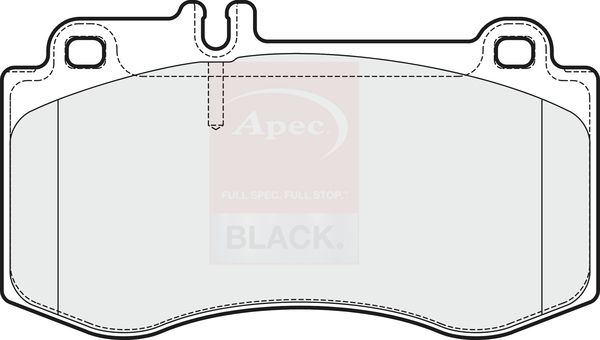 APEC Brake Pad Set, disc brake PAD1735B