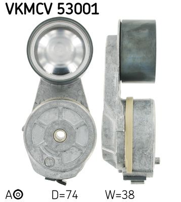 Napínací kladka, žebrovaný klínový řemen VKMCV 53001