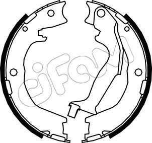 Set saboti frana, frana de mana 153-231 CIFAM
