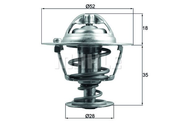 WILMINK GROUP termosztát, hűtőfolyadék WG1426547