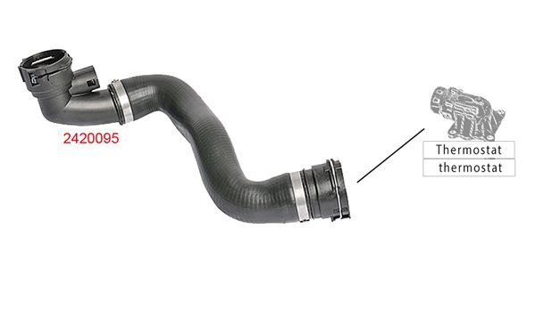 METZGER AUTOTEILE 2420095 Radiator Hose