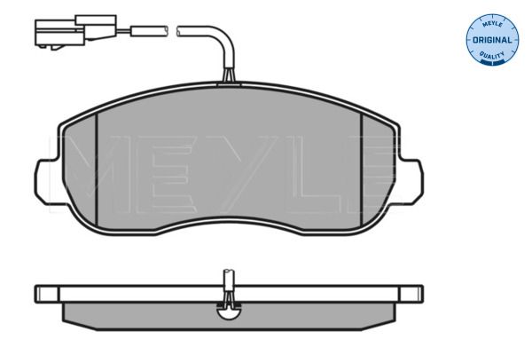 MEYLE 025 251 4718/W Brake Pad Set, disc brake