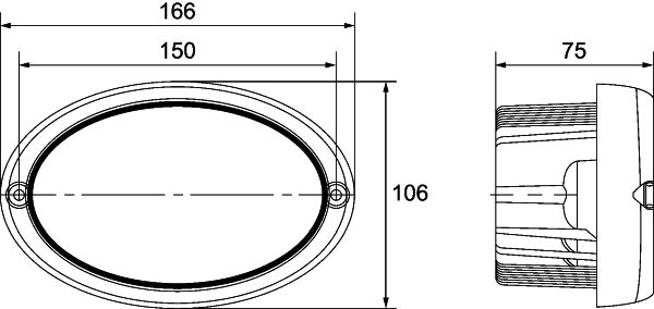 Lumina de lucru 1GA 996 761-021 HELLA